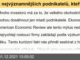 5 nejvýznamnějších podnikatelů, kteří dosáhli úspěchu po čtyřicítce