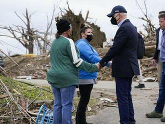 Biden navštívil zdevastované Kentucky: Také škody som ešte nevidel