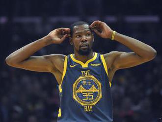 NBA: Durant utrpel svalové zranenie a vynechá Zápas hviezd