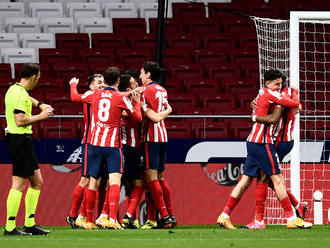 Atletico Madrid opäť vyhralo, je suverénne na čele ligy