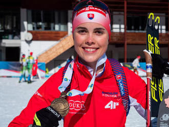 Jediná mala čistú streľbu. Kapustová má bronz z juniorských MS v biatlone