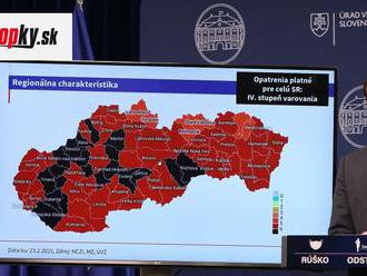 KORONAVÍRUS Situácia na Slovensku sa nelepší: Čiernych okresov je už 20, Krajčí nechce uvoľňovať opa