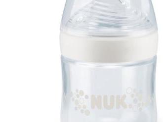 Dojčenská fľaša Nuk Nature Sense S-small 150 ml biela.