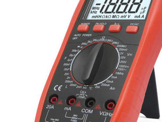 Digitálny multimeter s meraním indukcie. Malý univerzálny multimeter, vhodný pre základné merania.