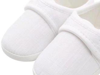 Krásne dojčenské capačky New Baby Linen biele 6-12 m.