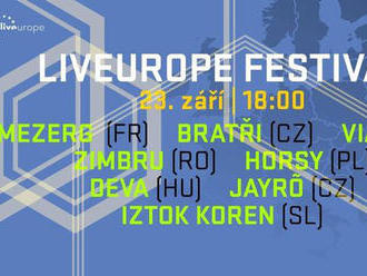 LIVEUROPE FESTIVAL – MEZERG /FR + BRATŘI /CZ + VIAH /CZ + ZIMBRU /RO A DALŠÍ