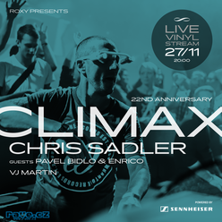 Chris Sadler slaví 22 let party Climax vinylovým online streamem