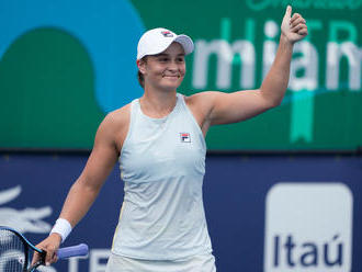 Halepová v Miami končí bez boja, Češka Vondroušová vyradila Benčičovú