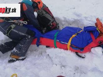 FOTO Chvíle hrôzy vo Vysokých Tatrách: Troch skialpinistov zasypala lavína, mali veľké šťastie