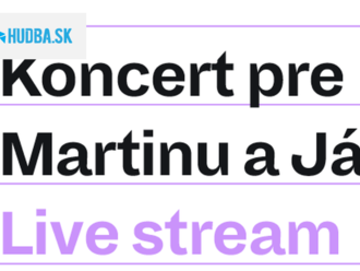 V nedeľu sa bude z Gregoroviec vysielať online koncert pre Martinu a Jána