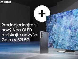 Predobjednajte si Samsung TV Neo QLED a získate prémiový smartfón radu Galaxy S21 ako darček