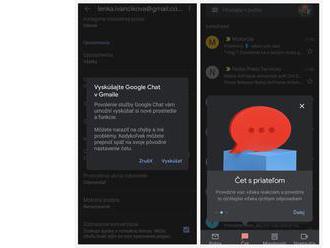 V aplikácii Gmail pribudla možnosť četovať