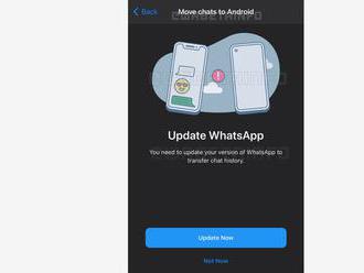 WhatsApp pracuje na prenose zálohovaných dát medzi Androidom a iOS