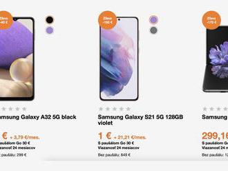 Orange: Päť 5G smartfónov Samsung s nižšou cenou