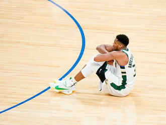 V NBA vyhrávali najslabší. Antetokunmpo skončil po minúte