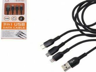 USB kábel 3 v 1