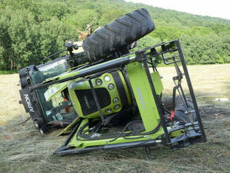 MUŽA ZAVALIL TRAKTOR, na mieste zasahuje 10 hasičov