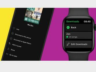 Do Apple Watch už môžete sťahovať skladby zo Spotify