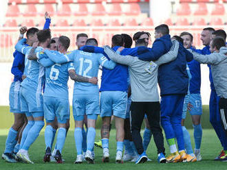 Slovan získal majstrovský titul. Zlatým Moravciam nedal žiadnu šancu