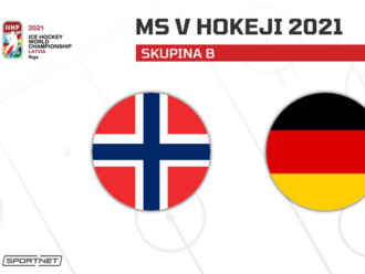 Nórsko - Nemecko: ONLINE z MS v hokeji 2021