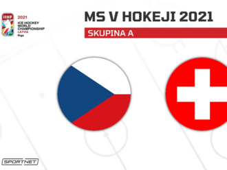 Česko - Švajčiarsko: ONLINE z MS v hokeji 2021