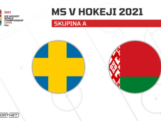 Švédsko - Bielorusko: ONLINE z MS v hokeji 2021