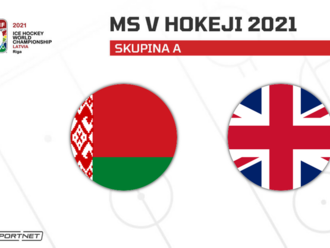 Bielorusko - Veľká Británia: ONLINE z MS v hokeji 2021