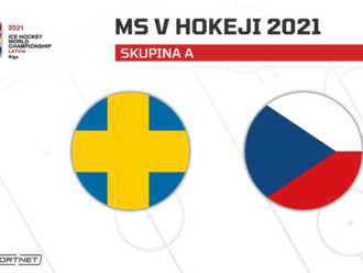 Švédsko - Česko: ONLINE z MS v hokeji 2021