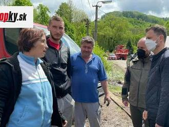 Povodne na Slovensku! VIDEO Mimoriadna situácia v Rudne nad Hronom, na miesto katastrofy vyrazil aj premiér