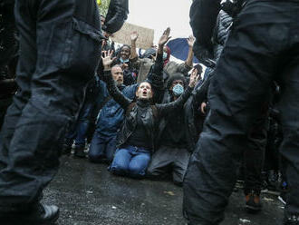 Palestínski novinári protestovali proti brutalite polície