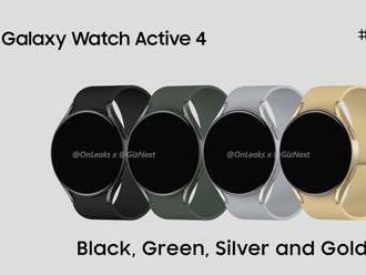 Samsung Galaxy Watch Active 4 na prvých renderoch