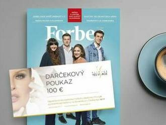 Ročné predplatné Forbes + 100 € kupón do prestížnej estetickej kliniky YES VISAGE