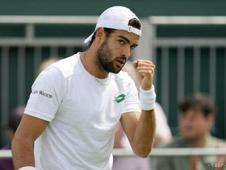 Berrettini pre svalové zranenie z Wimbledonu vynechá turnaj v Tokiu