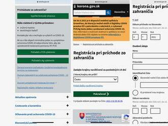 Do systému eHranica sa môžete registrovať aj z mobilu