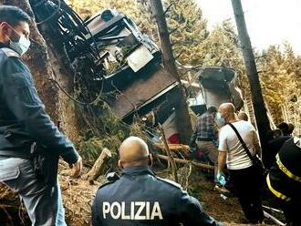 Tragický pád lanovky v Taliansku: Na zoznam podozrivých pribudli ďalšie osoby