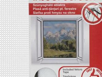 Sieťka proti hmyzu 100x100 cm na okno v bielej farbe. Udržujte efektívne hmyz ďaleko od vášho domova.