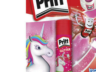 Pritt lepiaca tyčinky v ružovej farbe s trblietkami - 20 g