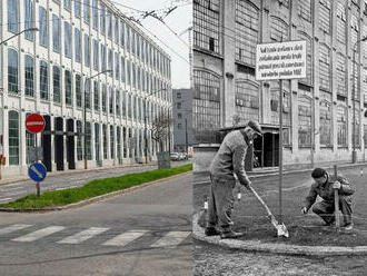 FOTOPOROVNANIE: Pracujúci neváhali, s úpravou Ružinova pomáhali  