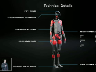 Tesla se chystá zhotovit humanoidního robota Tesla Bot, nahradí 