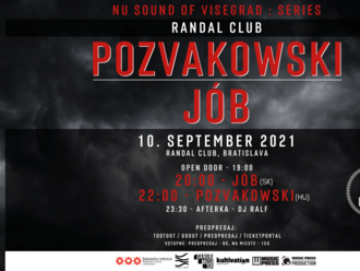 Pozvakowski + Jób na septembrovom Nu Sound of Visegrad