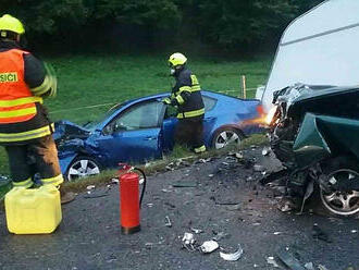 Dvě jednotky zasahovaly u dopravní nehody dvou osobních vozidel u obce Křtiny. Při nehodě se…