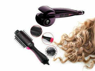 Dokonalé kučery vďaka vlasovým kulmám GoodBaby Perfect Curl a kulmofénu a volumizéru STYLOOM