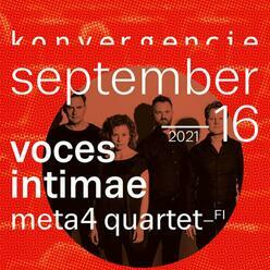 Súťaž o vstupenky na Konvergencie – Voces intimae / Meta4 Quartet