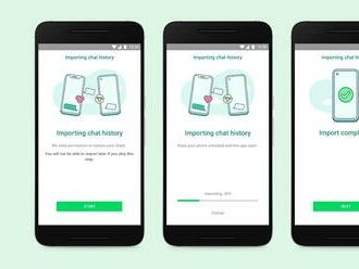 WhatsApp konečne umožňuje prenos správ z iOS na Android. Má to však háčik