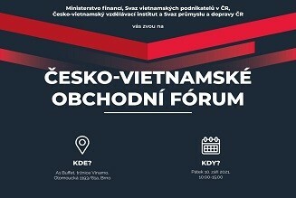 Ministerstvo financí spolupořádá Česko-vietnamské obchodní fórum