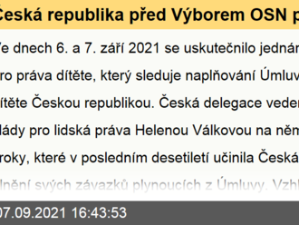 Česká republika před Výborem OSN pro práva dítěte