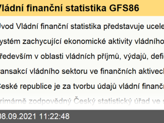 Vládní finanční statistika GFS86