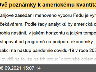 Dvě poznámky k americkému kvantitativnímu uvolňování: Proč nadále tolik dopingu?!