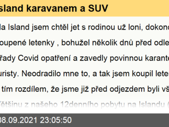 Island karavanem a SUV