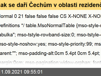 Jak se daří Čechům v oblasti rezidenčního bydlení v porovnání s Evropou?